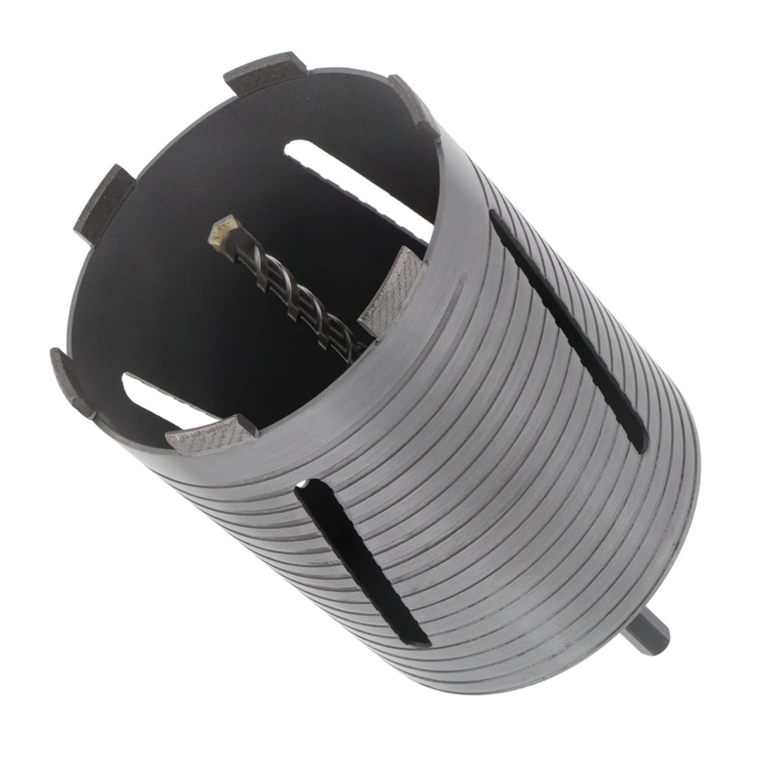 PRODIAMANT Diamant Bohrkrone ø 132mm Nutzlänge 150mm mit 6-Kant Adapter lasergeschweisst für trocken