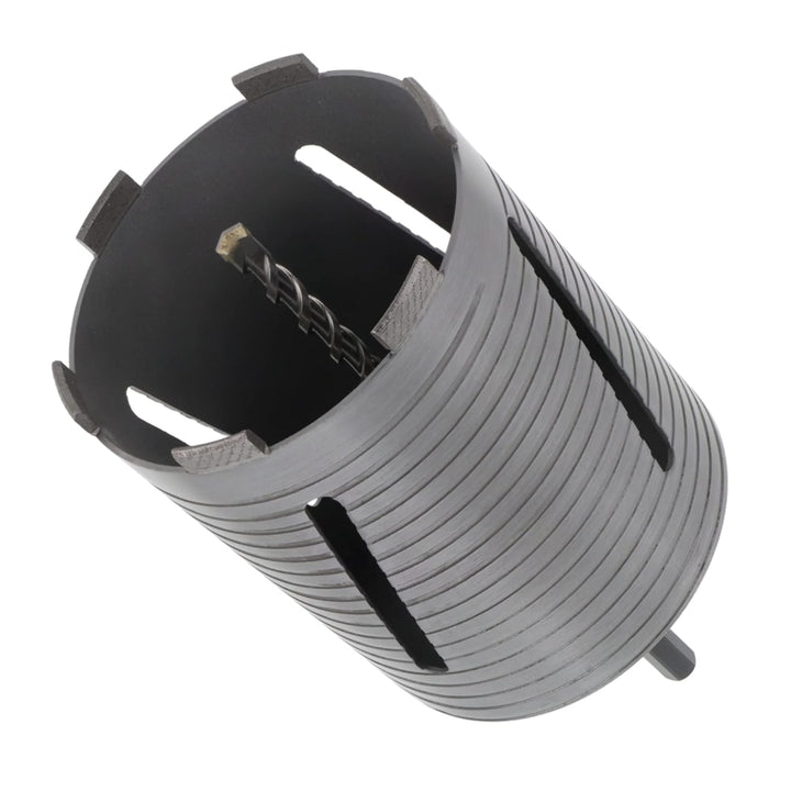 PRODIAMANT Diamant Bohrkrone ø 132mm Nutzlänge 150mm mit 6-Kant Adapter lasergeschweisst für trocken