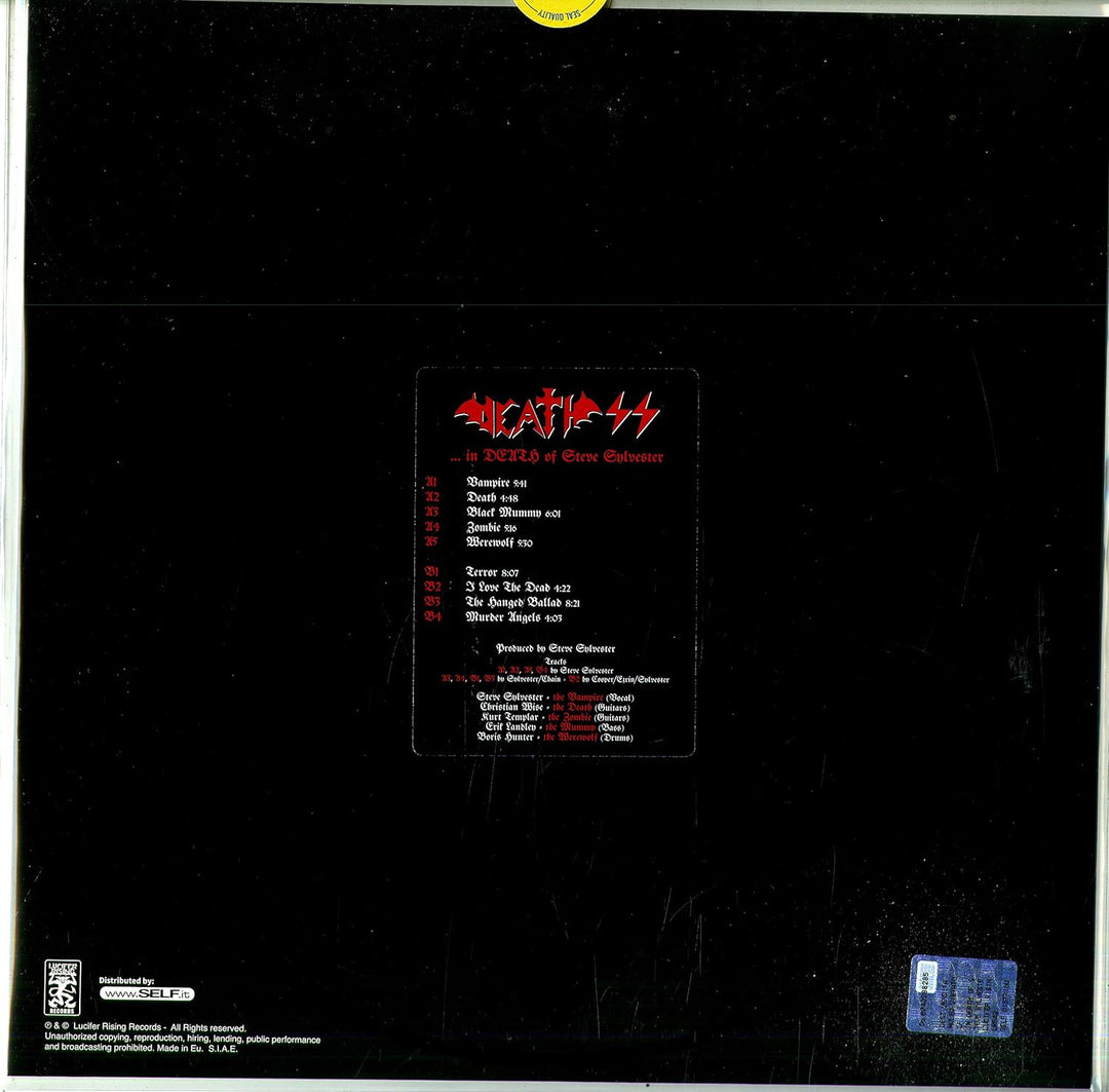In Death Of Steve Sylvester [Picture Disc], Vinyl
