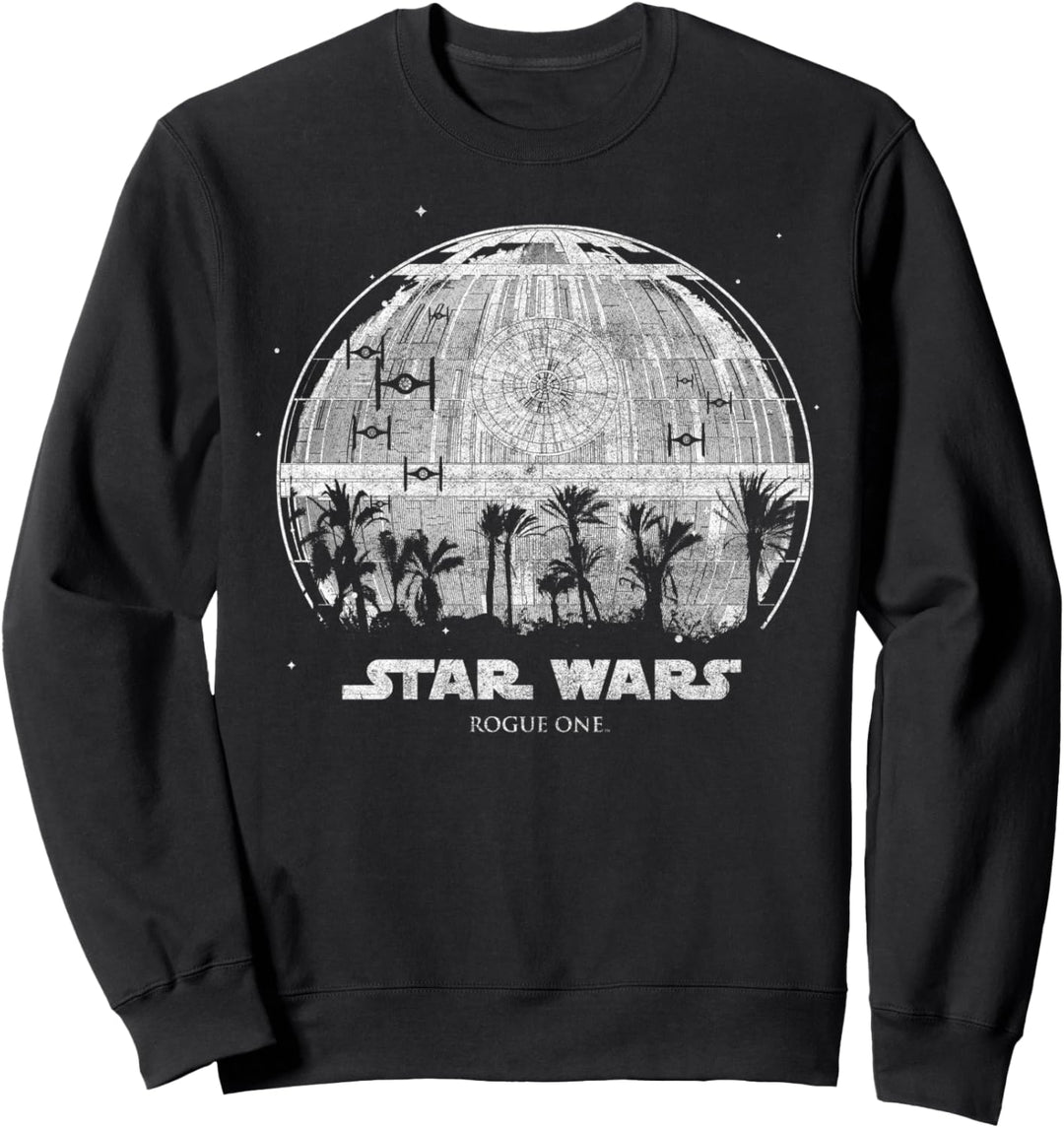 Star Wars Rogue One Palm Tree Death Star Sweatshirt
