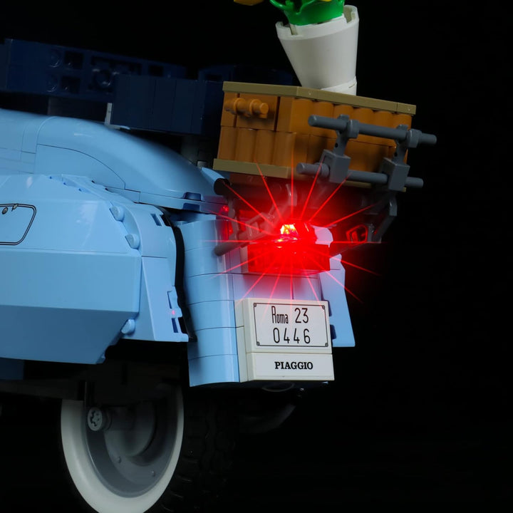 Led Licht Set Kompatibel mit LEGO Vespa 125 Vintage Scooter, Led Beleuchtungs Set Compatible with LE
