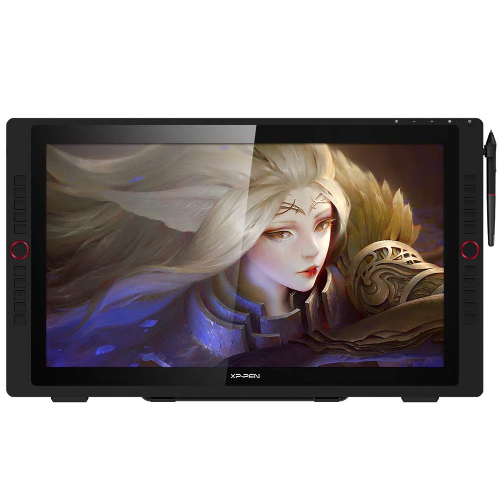 XP-PEN Artist 24 Pro Grafik-Tablet mit Display 2K QHD in 23,8 Zoll (63,8 cm), passiver Eingabestift,