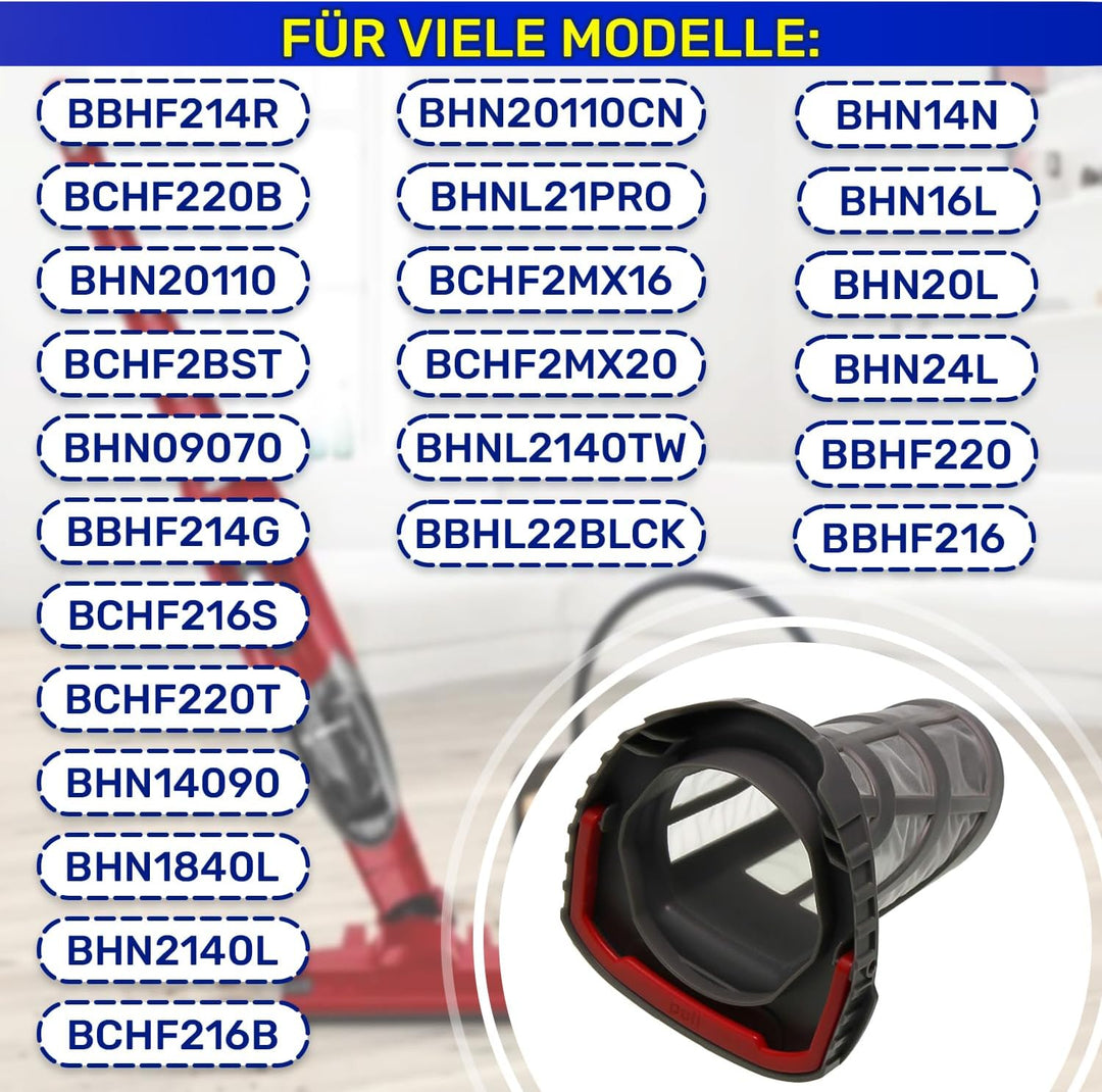 Extern Akku Staubsauger Filter mit dem Originalcode 12014108 für Bosch Handstaubsauger – MONTERAL