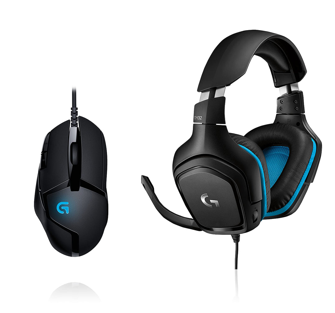 Logitech G402 Hyperion Fury Gaming-Maus, 4000 DPI Optischer Sensor, 8 Programmierbare Tasten + Logit