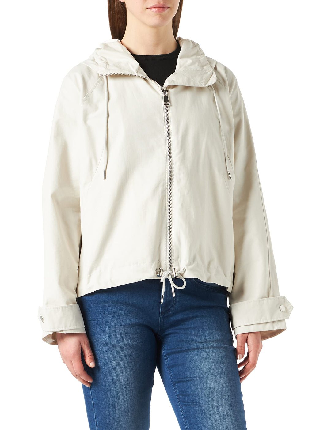 s.Oliver Damen 120.12.202.16.150.2110333 Jacke langarm LOOSE FIT L off-white, L off-white