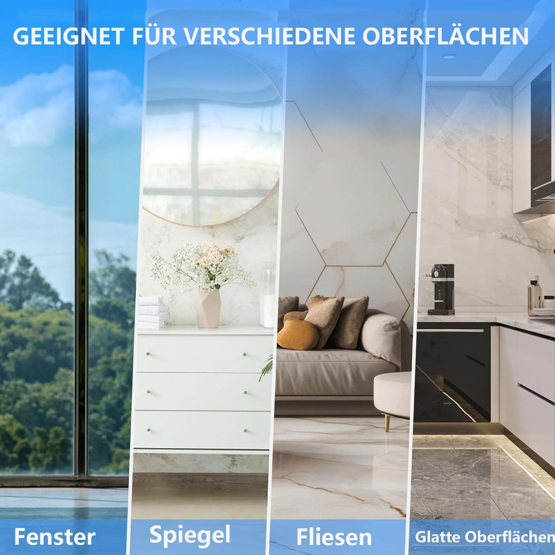 Fensterputzroboter, 5600Pa Elektrischer Fensterreiniger Roboter mit Fernbedienung und Kantenerkennun