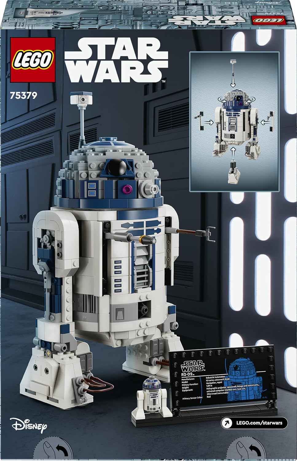 Lego Star Wars R2-D2, Modell-Set für Kinder, Jungen & Mädchen, baubare Spielzeug-Droidenfigur mit 25