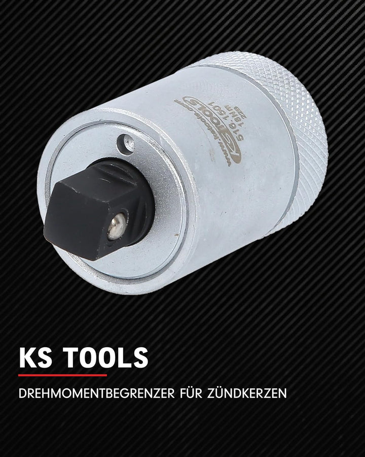 KS Tools Drehmomentbegrenzer für Zündkerzen 3/8 516.1501 I 18Nm I Drehmomentbegrenzer für Drehmoment