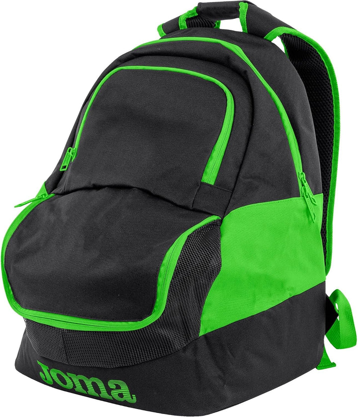 Joma Rucksack Diamond II Nero-verde, Nero-verde