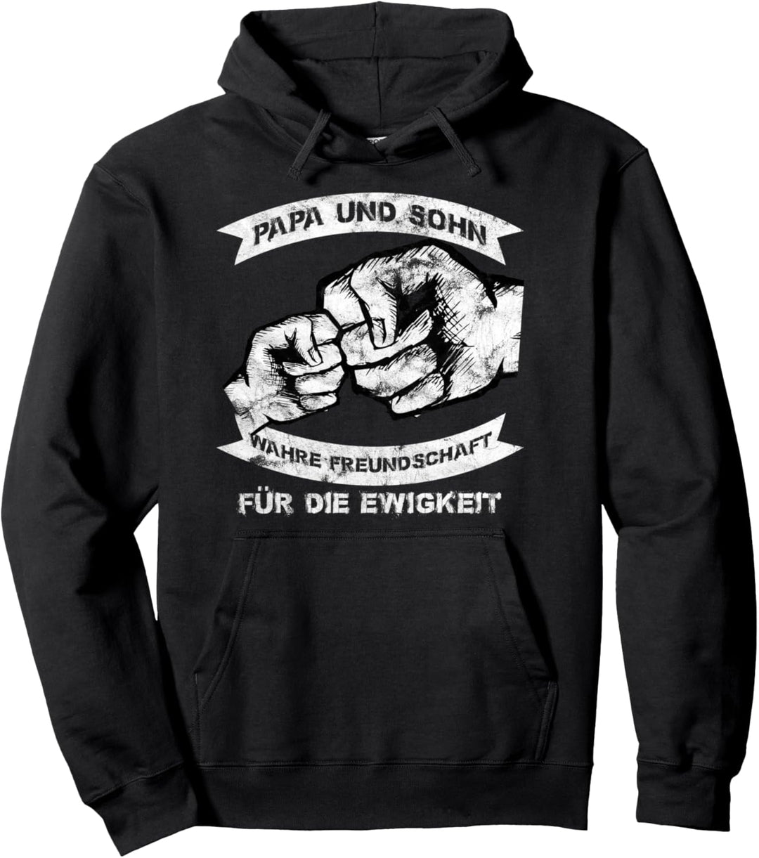 Papa & Sohn Wahre Freundschaft für die Ewigkeit Geschenk Pullover Hoodie