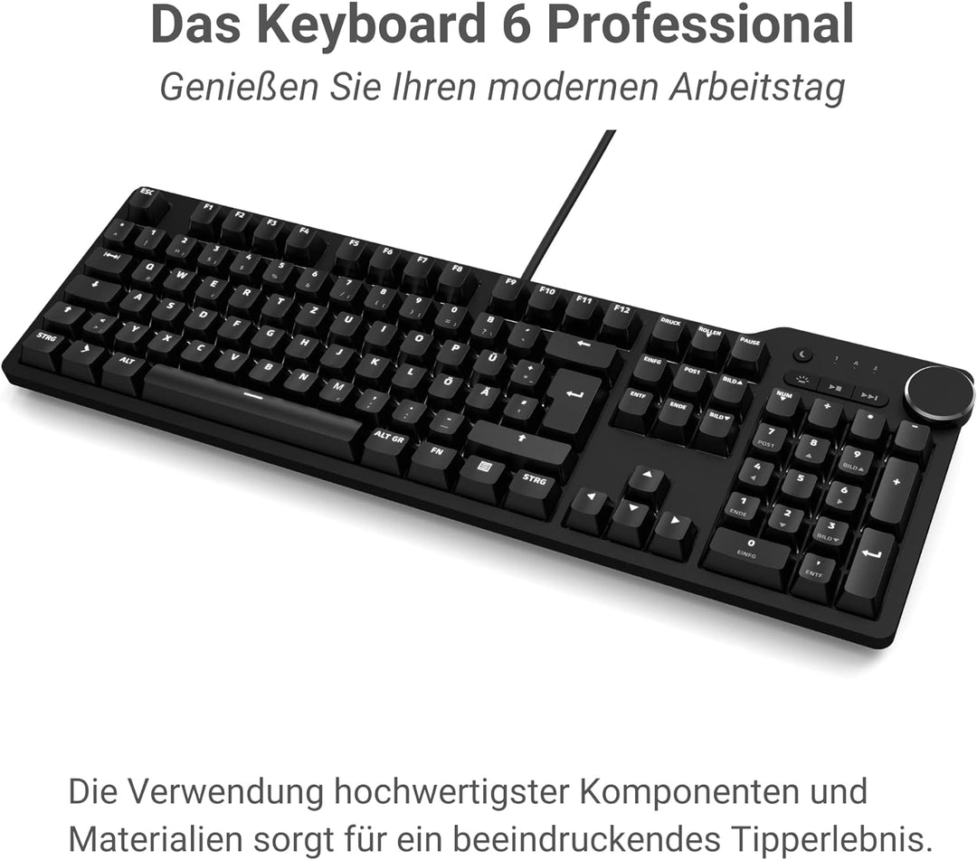 Das Keyboard 6 Professionelle kabelgebundene mechanische Tastatur mit Hintergrundbeleuchtung – Takti