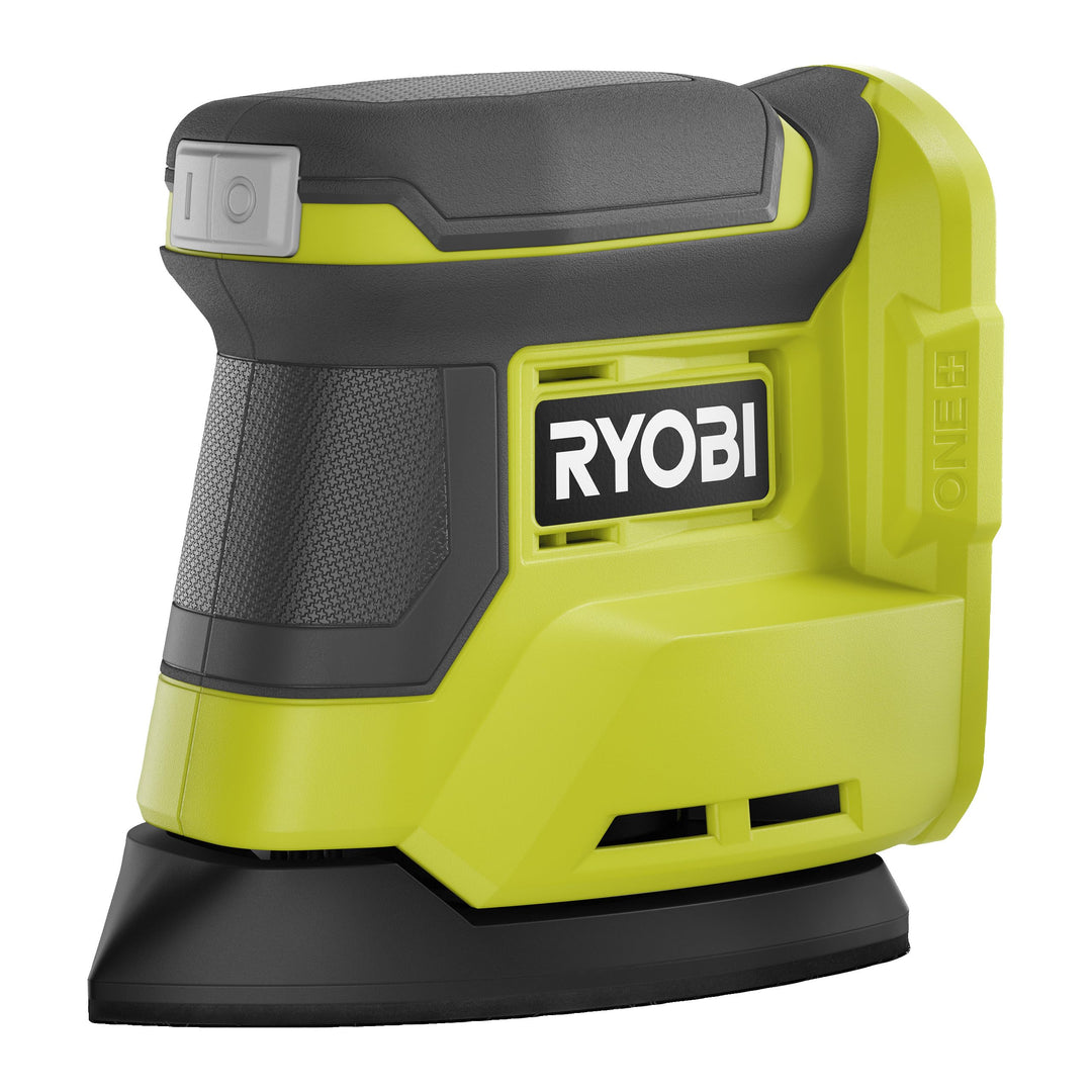 Ryobi P401 Eckschleifer, 18 V, Cat Finishing Sander RT Grün, Grün