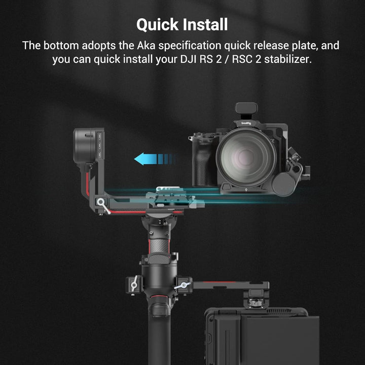 SMALLRIG A7 IV A1 A7S III Half Cage Camera Halbkäfig für Sony Alpha 7 IV/Alpha 7S III/Alpha 1/Alpha