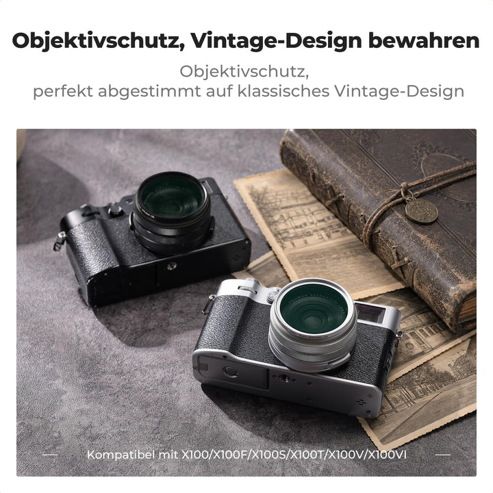 K&amp;F CONCEPT Black-Mist 1/4 Filter Kompatibel mit Fujifilm Kamera X100-Serie,Black Promist 1/4 Filter