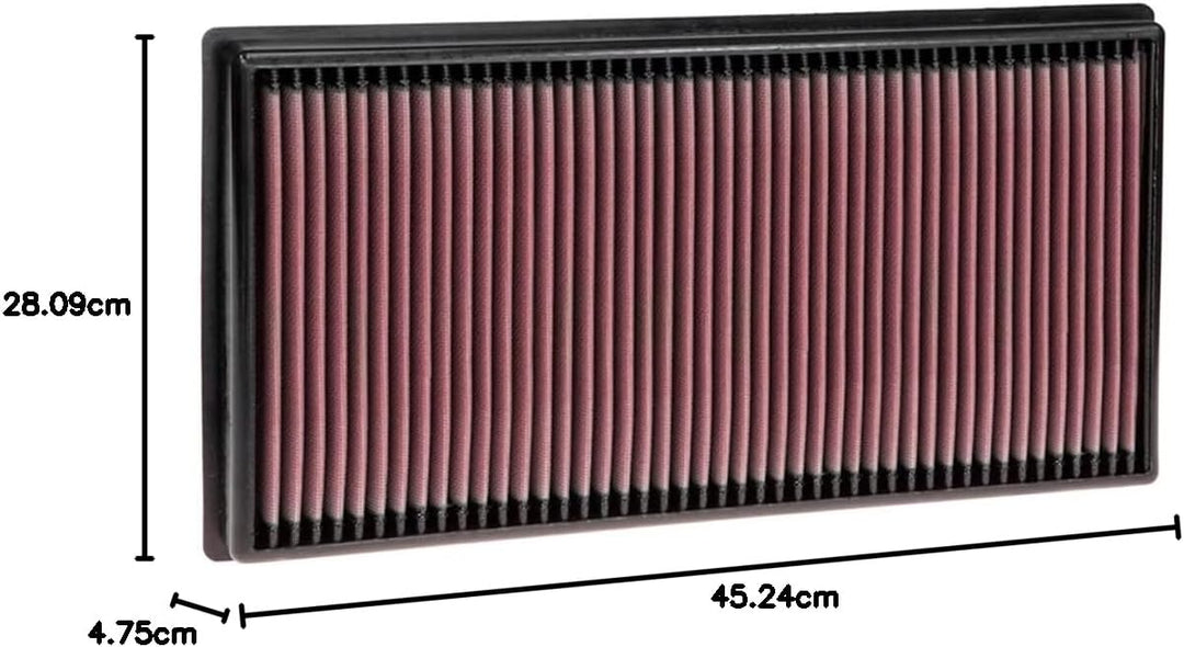 K&N Luftfilter kompatibel mit Mercedes Sprinter 2.1 & 3.0 Diesel (OEM A9105281500) 2017-2020 (33-314