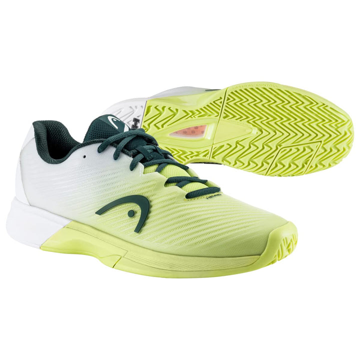 HEAD Herren Revolt Pro 4.0 MenTennisschuh 46 EU Hellgrün Weiss, 46 EU Hellgrün Weiß