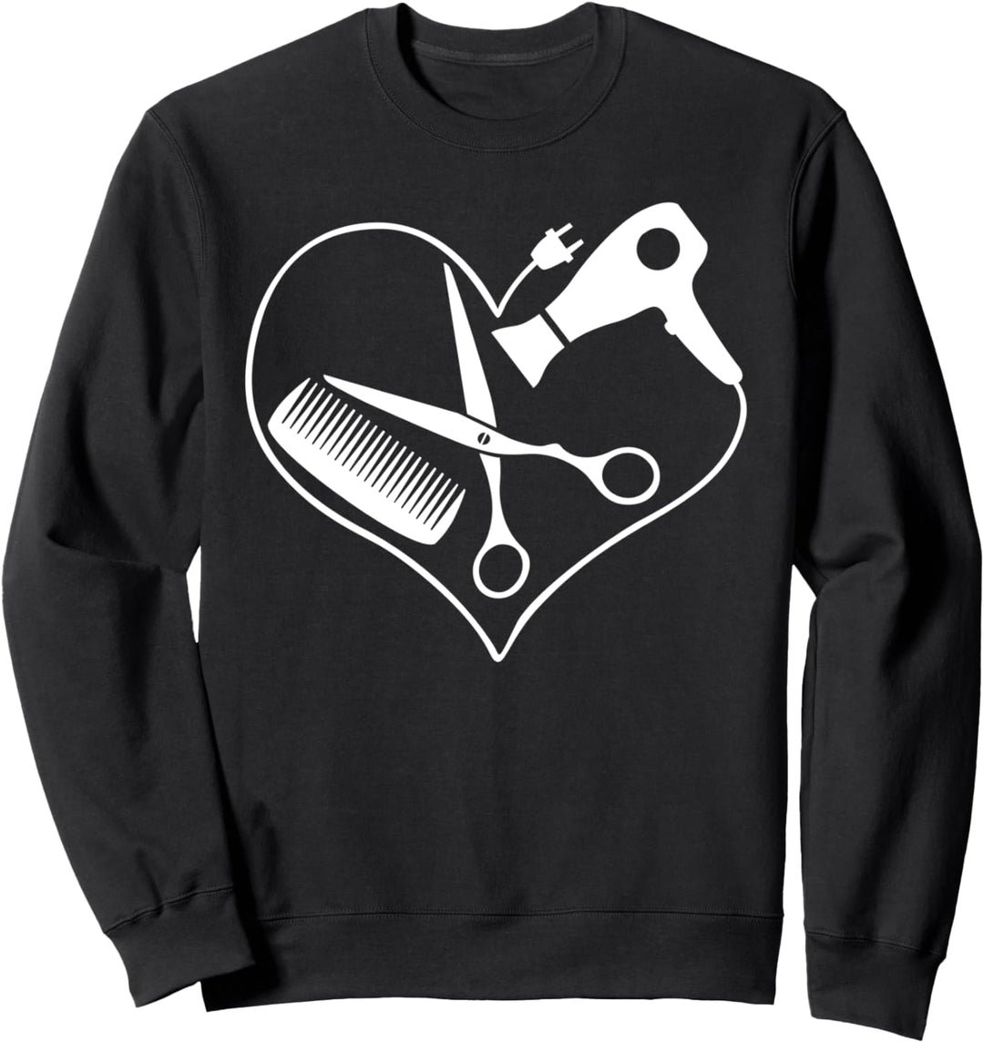 Friseur Design Friseurin Harrschnitt Sweatshirt