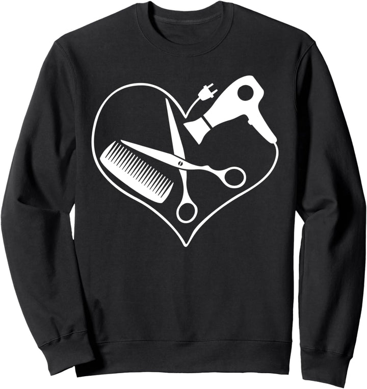 Friseur Design Friseurin Harrschnitt Sweatshirt