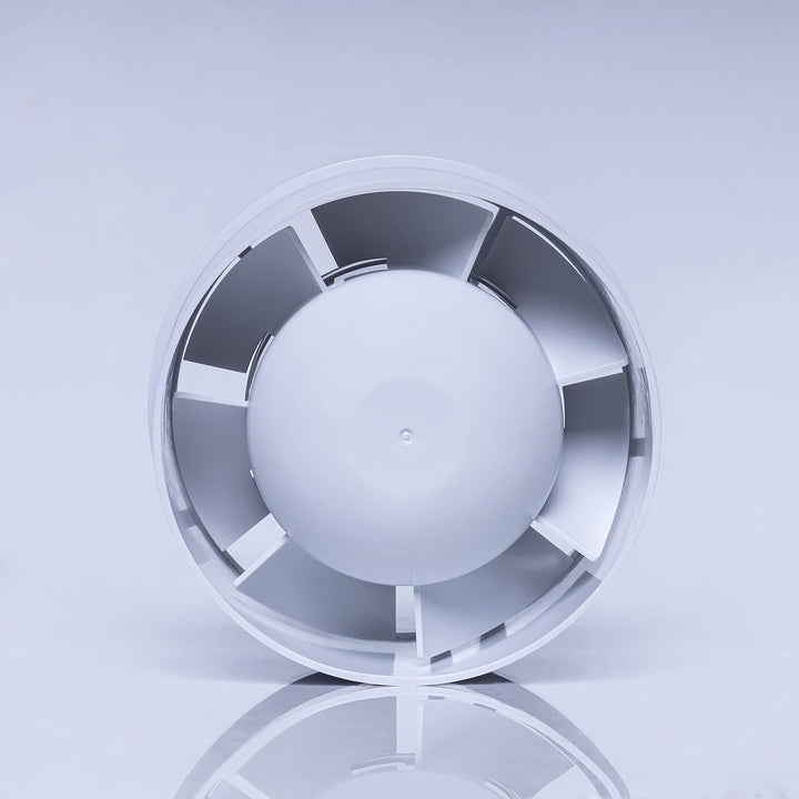STERR IDM100 Rohrventilator 100 mm - Rohrlüfter - Hohe Qualität - Leise - Für Bad WC - Küche - Gewäc