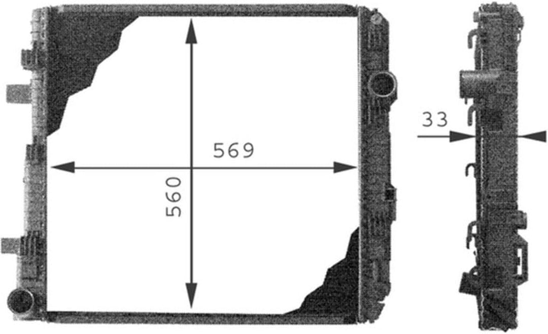 MAHLE CR 671 000P Kühlmittelkühler BEHR PREMIUM LINE