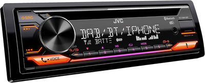 JVC KD-DB622BT CD-Autoradio mit DAB+ und Bluetooth Freisprecheinrichtung (Soundprozessor, USB, AUX-I