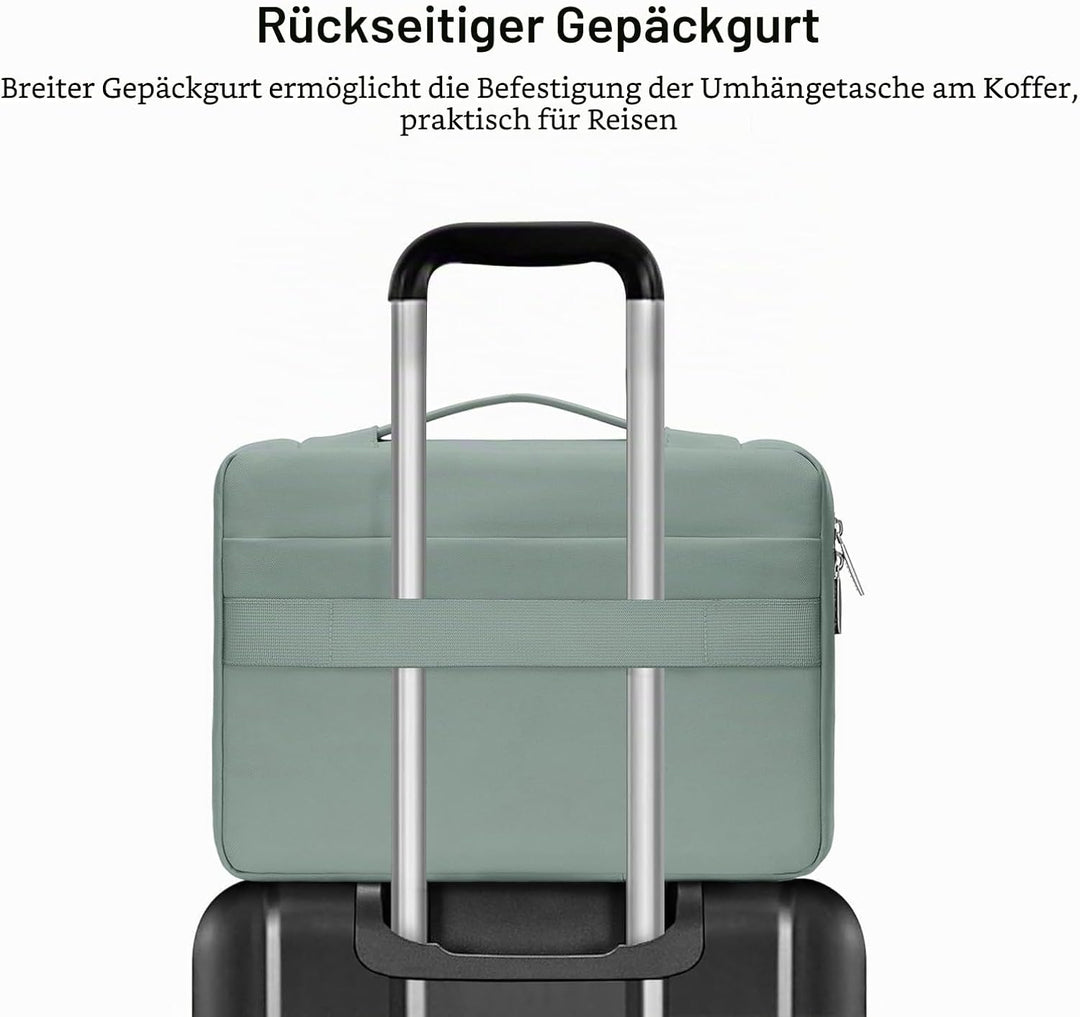MOSISO 360 Schütz Laptoptasche 14 Zoll, 14 Zoll Laptop Tasche Hülle Kompatibel mit HP Lenovo Dell AS