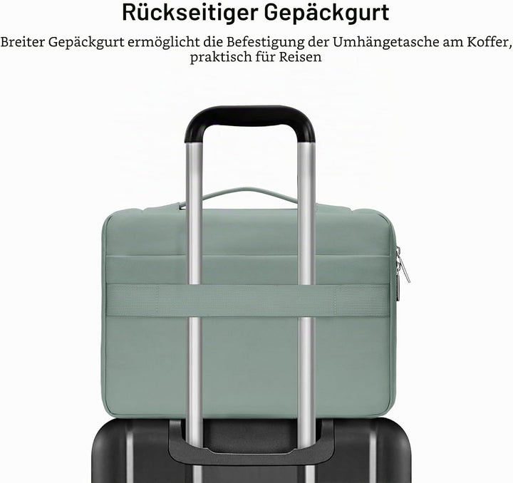 MOSISO 360 Schütz Laptoptasche 14 Zoll, 14 Zoll Laptop Tasche Hülle Kompatibel mit HP Lenovo Dell AS