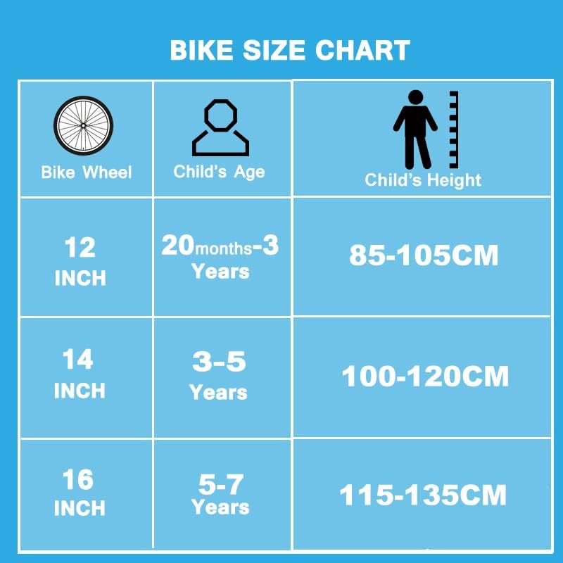 Qiani Laufrad 2 in 1 für Kinder ab 2 3 4 5 6 7 Jahre,Kinderlaufrad mit Bremse,Stützräder,Pedalen,Luf