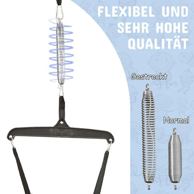 MOAS SHOP® Türhopser Baby: Türschaukel Baby, Baby Hopser, Alter 4-24 Monate, Max Kapazität 13kg, Erg