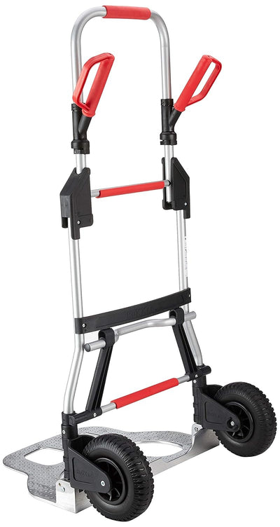 RuXXac Jumbo 2239-61V3 faltbare Sackkarre, Tragfähigkeit 250 kg, Schwerlast-Sackkarre klappbar, plat