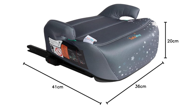 Tataway Babyautositz ISOFIX Black i-Size ECE R129, Kindergrösse 125-150 cm, 22-36 kg, 6-12 Jahre alt