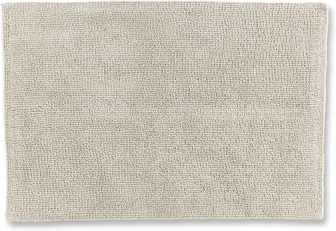 Schöner Wohnen Kollektion Badteppich 60 x 90 cm – beidseitig verwendbar – waschbar – 100% Baumwolle