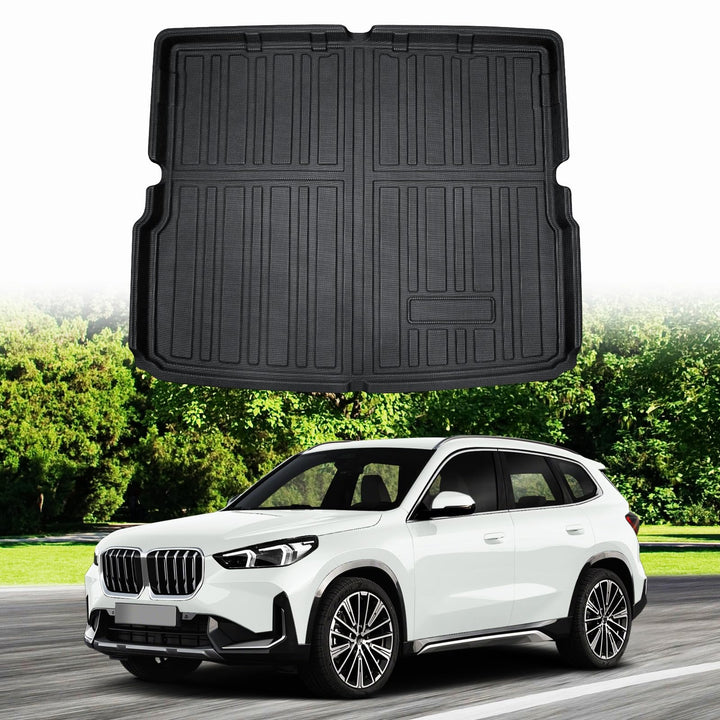 ECOZEN kofferraumwanne für BMW x1/ix1 U11 2022-2026 aus TPE Allwetter Original 3D-Scan Kofferraummat