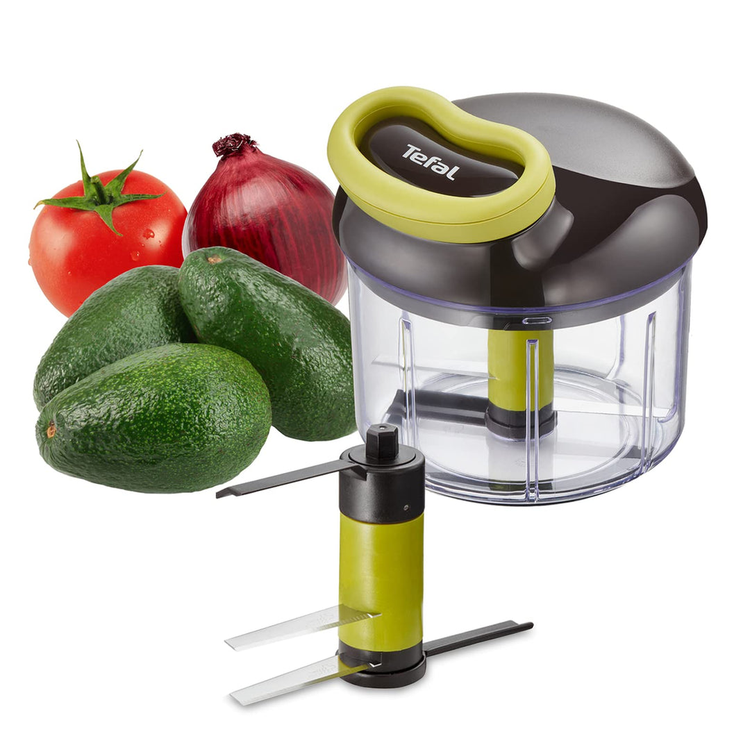 Tefal K13204 Ingenio 5-Sekunden-Zerkleinerer ohne Strom | Fassungsvermögen: 900ml | Multizerkleinere
