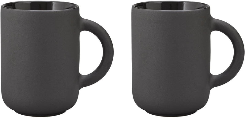 Stelton Becher Theo - Trinkbecher für Kaffee, Tee & heisse Schokolade - Steinzeug, gusseiserne Ausse