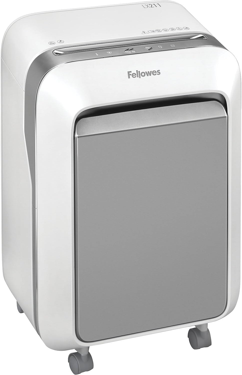 Fellowes Schredder Aktenvernichter LX211, 15 Blatt Micro-Cut P-5, Datenschutzkomformer Papierschredd
