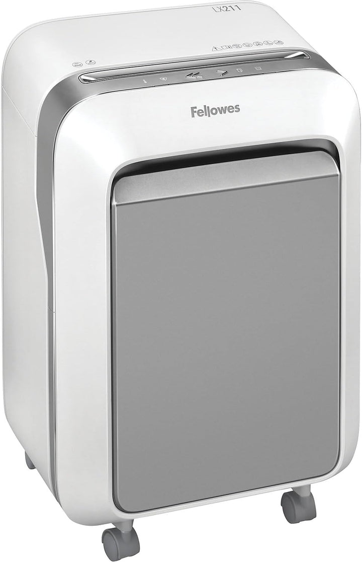 Fellowes Schredder Aktenvernichter LX211, 15 Blatt Micro-Cut P-5, Datenschutzkomformer Papierschredd