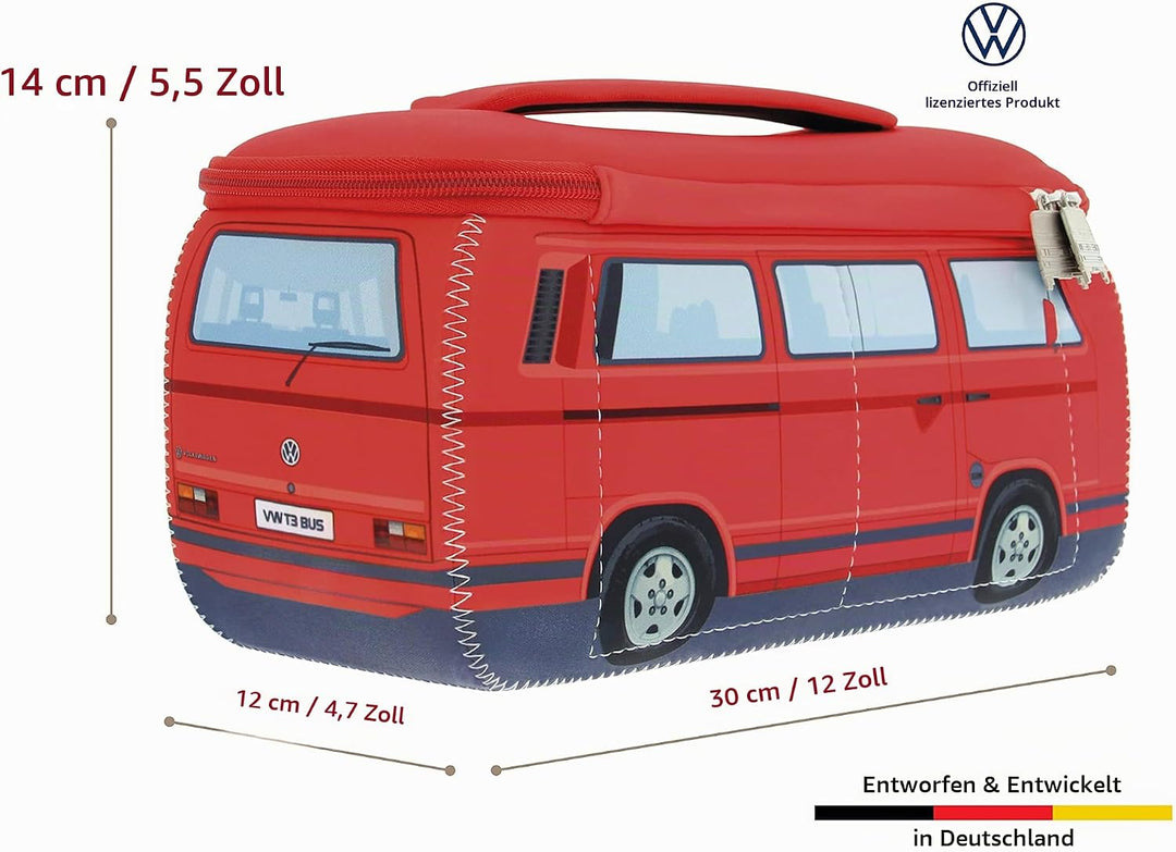 BRISA VW Collection - Volkswagen Neopren Universal-Schmink-Kosmetik-Kultur-Reise-Apotheke-Tasche-Beu