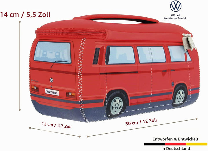 BRISA VW Collection - Volkswagen Neopren Universal-Schmink-Kosmetik-Kultur-Reise-Apotheke-Tasche-Beu