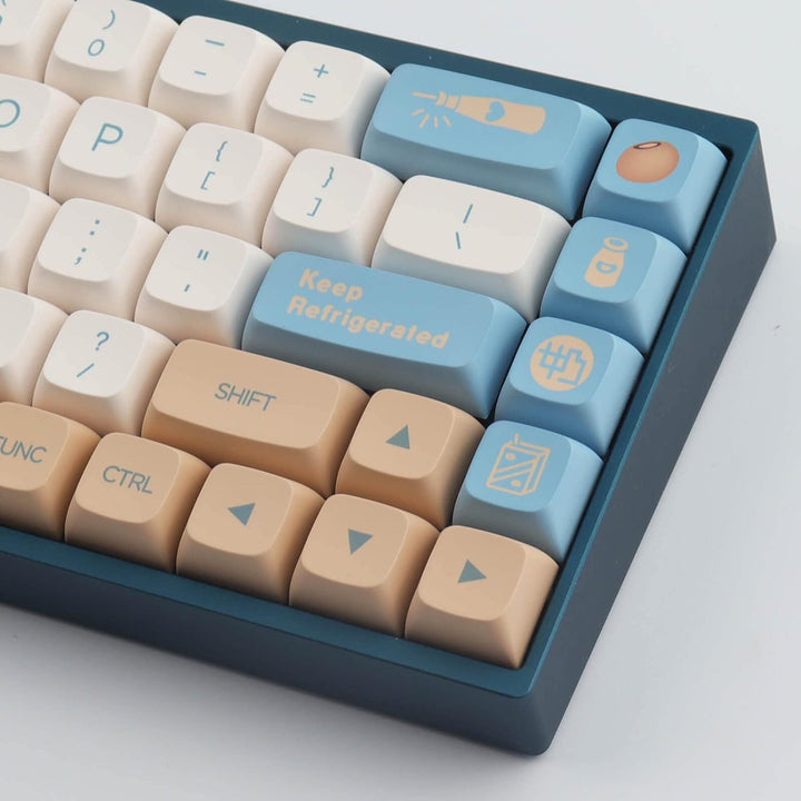 Keycaps PBT XDA Profil Keycaps 138 Tasten ANSI(US) Layout Keycaps Dye-Sublimation für Gateron Kailh