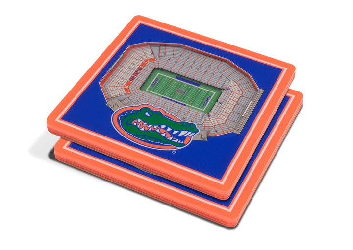 NCAA Oregon Ducks Unisex YouTheFanNCAA 3D Stadionview Untersetzer Team-Farbe, 10,2 x 10,2 x 0,7937,5