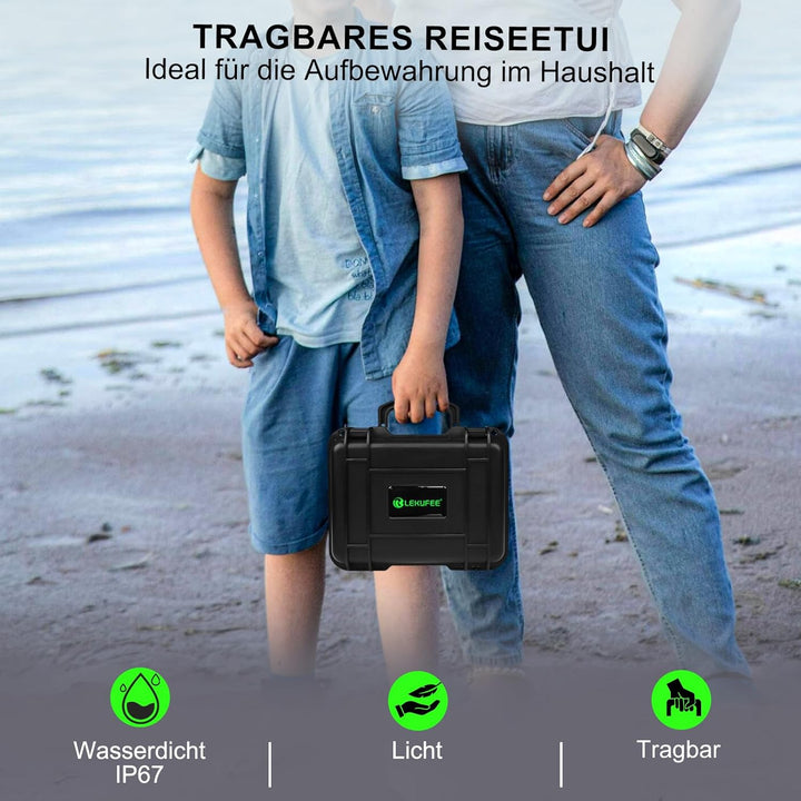 LEKUFEE Kompakte Tragbare wasserdichte Koffer für DJI mini 4K/2 SE Drohne und DJI Mini 2 Zubehör (Nu