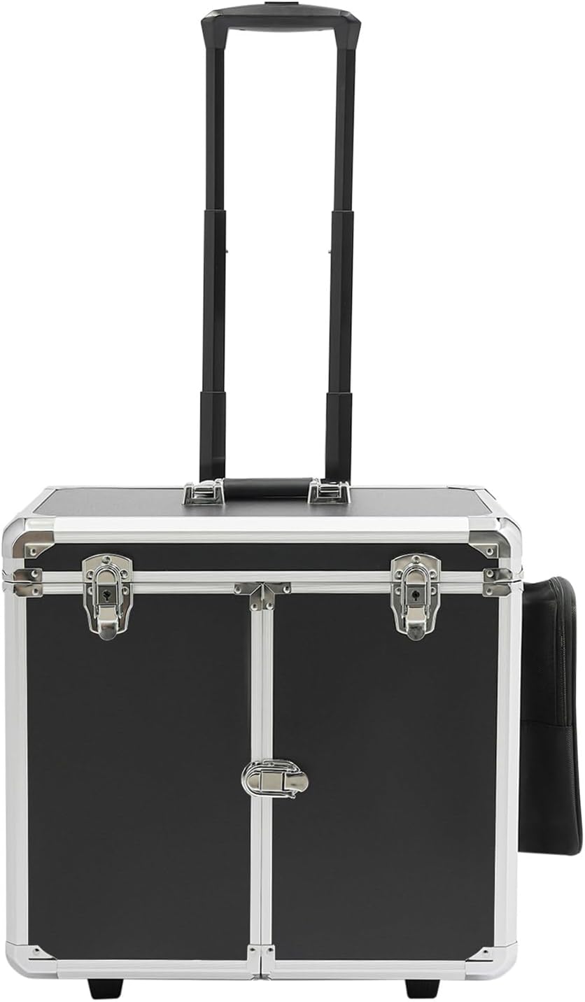 Mobile Fusspflegekoffer Höhe 91cm Grosse Kapazität Fusspflege Trolley Kosmetikkoffer Multikoffer mit