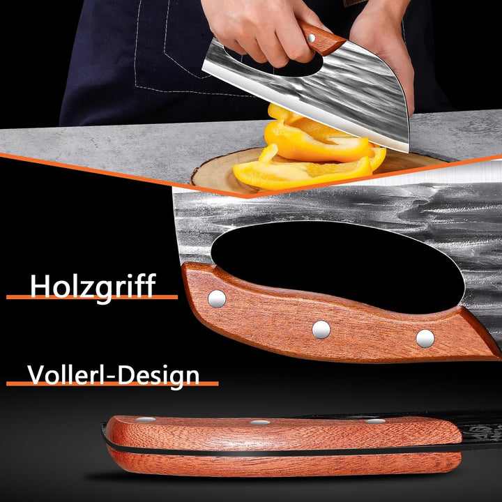 Japanese Küche Fleischmesser Scharfe Küchenmesser: BBQ Messer für Grill Metzgermesser Canbon Stahl F