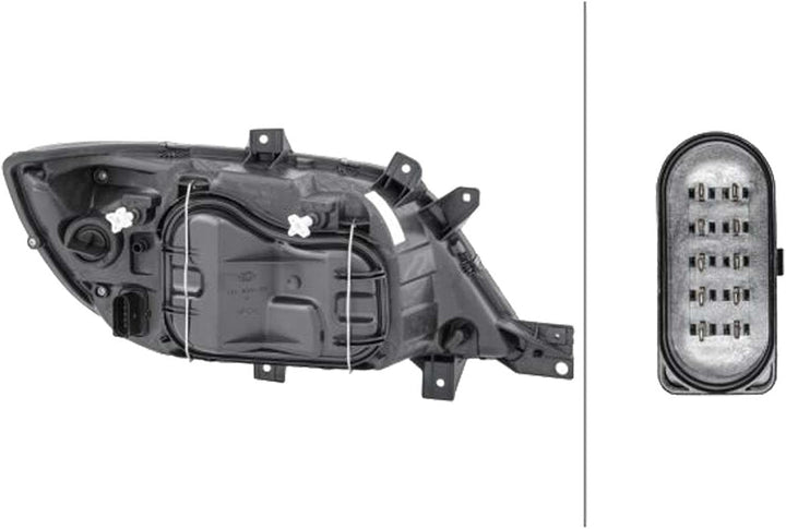 HELLA 1EH 246 047-211 FF/Halogen-Hauptscheinwerfer - links - für u.a. Mercedes-Benz Sprinter 4,6-T B