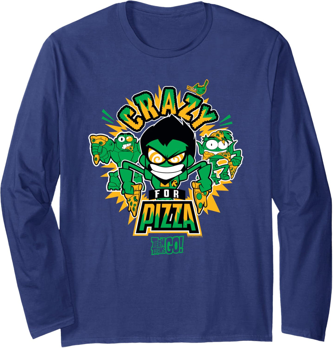Teen Titans Go! Crazy for Pizza Langarmshirt