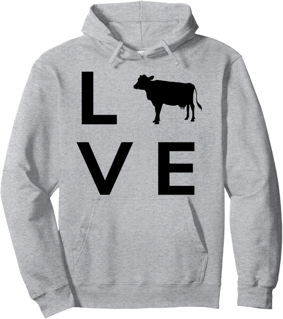 Kuh Landwirt Bauer Kühe Rinder Milchbauer Landwirtschaft Pullover Hoodie