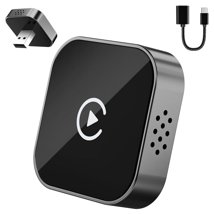 Carplay Wireless Adapter, 2-In-1 Mini Apple Wireless Carplay Adapter, USB-C/A 2026 Car Play Adapter