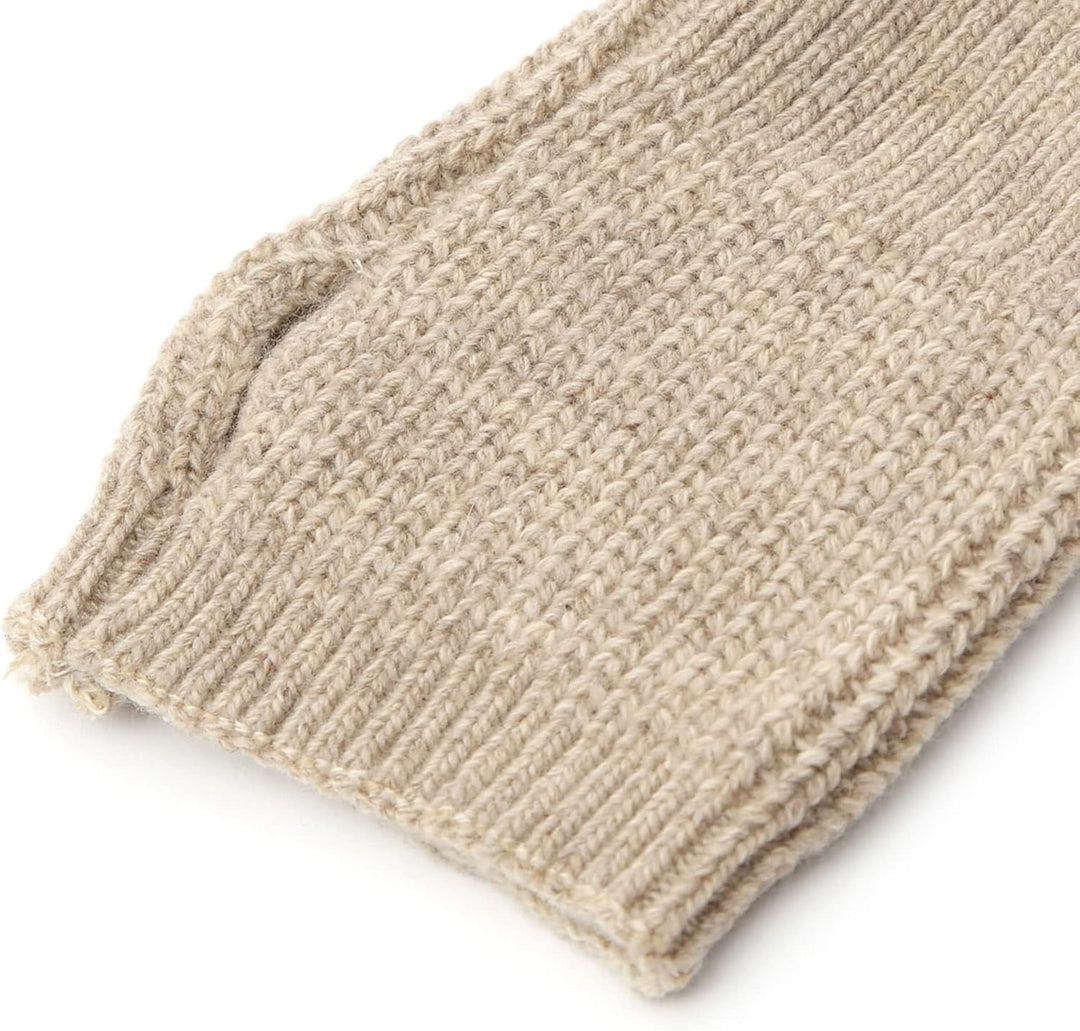 UNDERCONTROL Signature Gold Label Handy-Handschuhe, Kaschmir, weich, gestrickt, fingerlos, kurz, wär