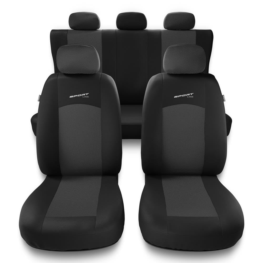 Mossa - Universal Sitzbezüge Auto kompatibel mit Citroen C3 I, II, III, IV (2002- ) - Autositzbezüge